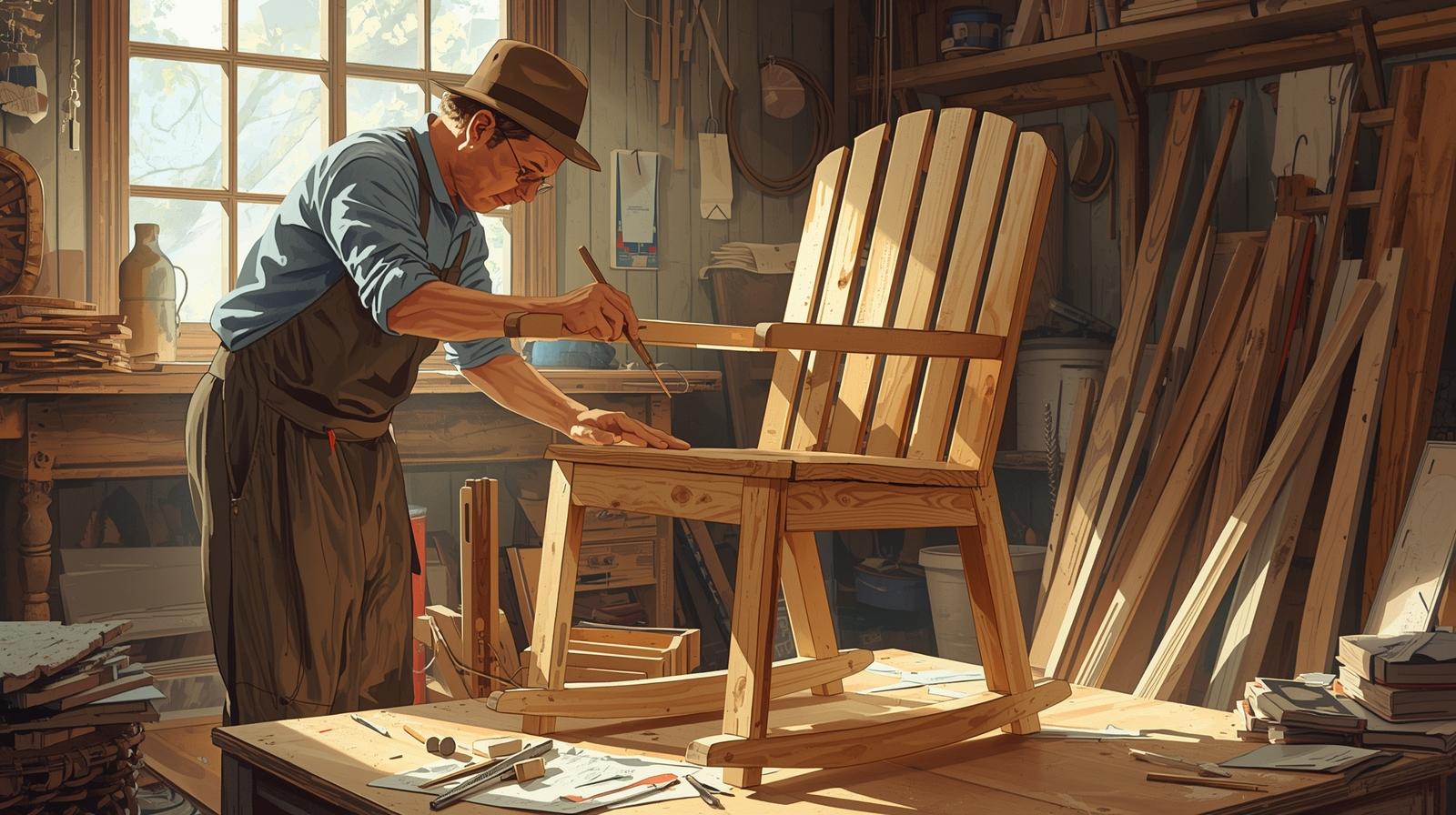 Close-up of handcrafted wooden furniture surface from Craftunique